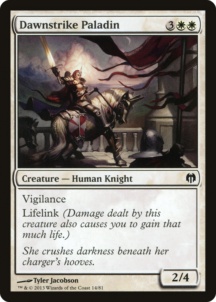 Image of Dawnstrike Paladin [Duel Decks: Heroes vs. Monsters]
