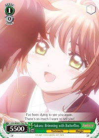 Image of Sakura: Brimming with Butterflies (CCS/WX01-T02 TD) [Cardcaptor Sakura: Clear Card]