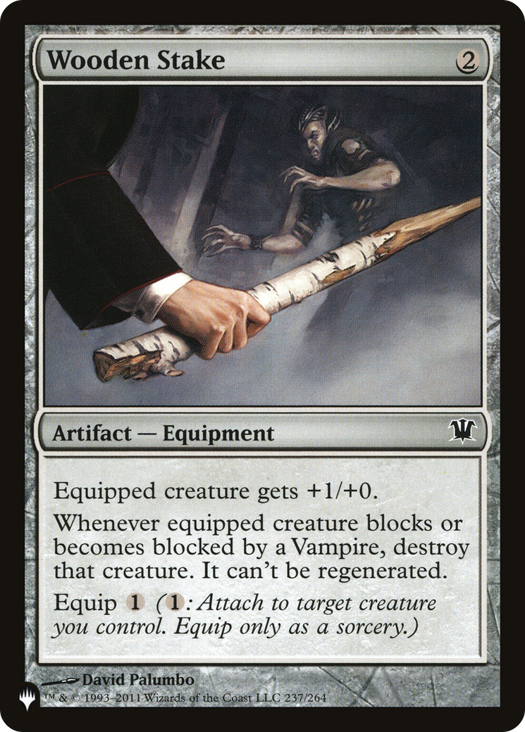 Image of Wooden Stake [The List]