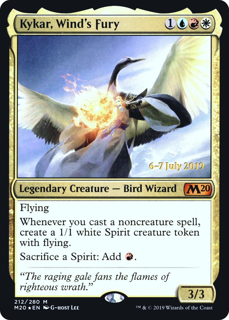 Image of Kykar, Wind's Fury [Core Set 2020 Prerelease Promos]