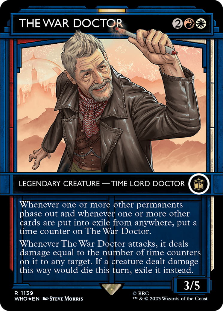Image of The War Doctor (Showcase) (Surge Foil) [Doctor Who]