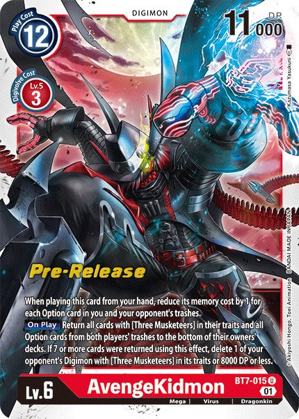 Image of AvengeKidmon [BT7-015] [Next Adventure Pre-Release Cards]