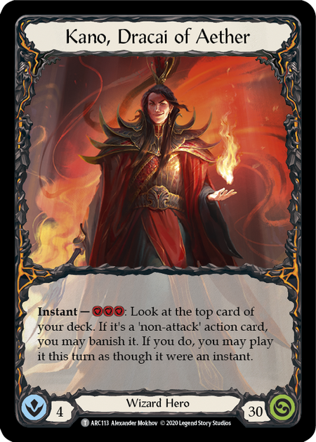 Image of Azalea // Kano, Dracai of Aether [U-ARC039 // U-ARC113] (Arcane Rising Unlimited)