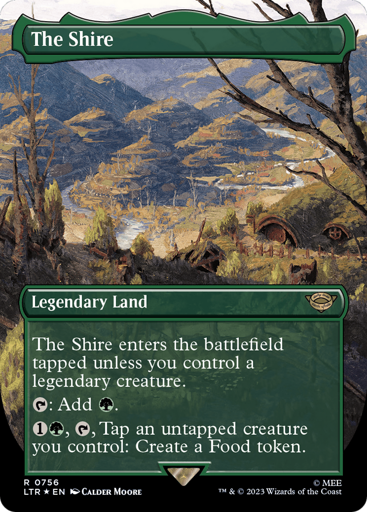 Image of The Shire (Borderless) (Surge Foil) [The Lord of the Rings: Tales of Middle-Earth]