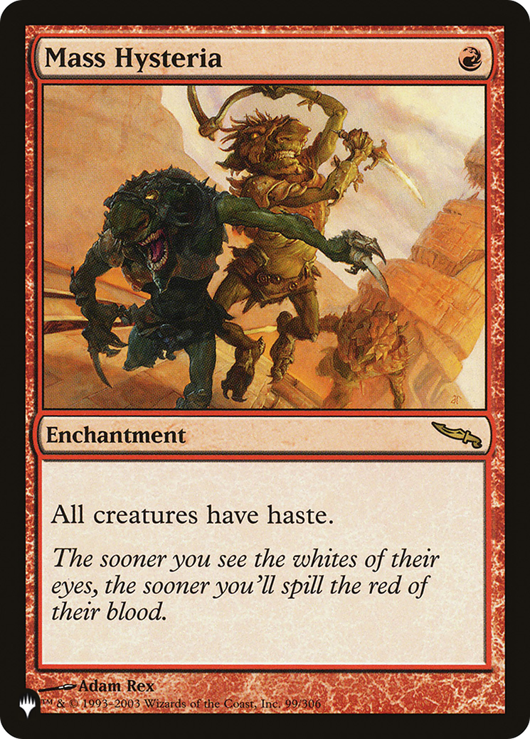 Image of Mass Hysteria [The List]