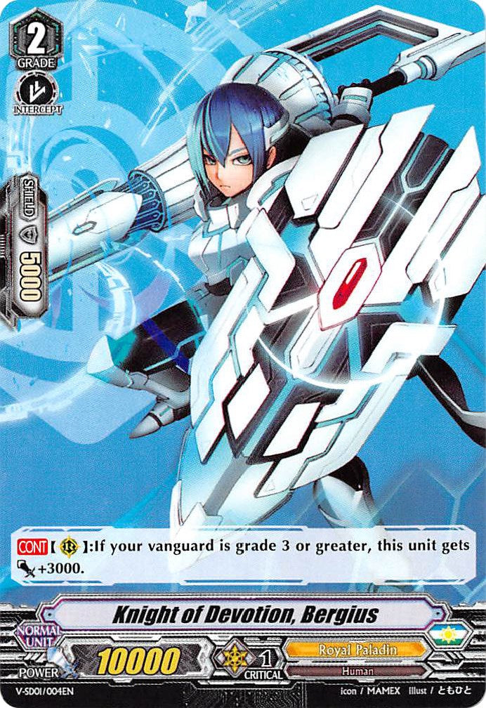 Image of Knight of Devotion, Bergius (V-SD01/004EN) [2018 Free Experience Deck 
