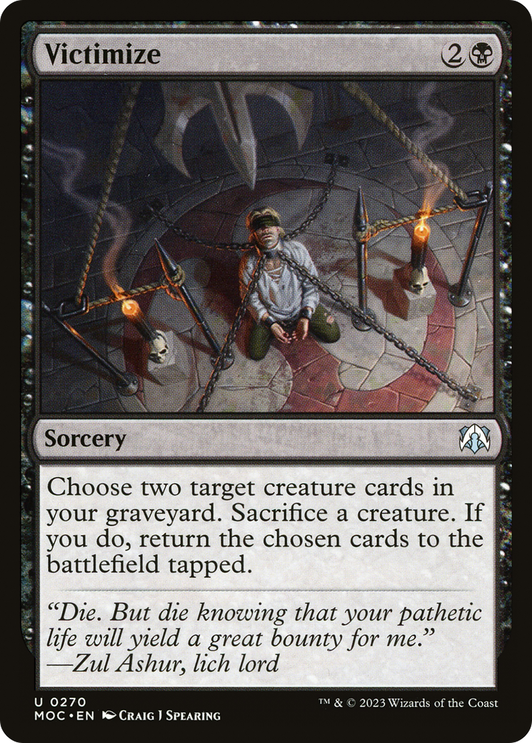 Image of Victimize [March of the Machine Commander]