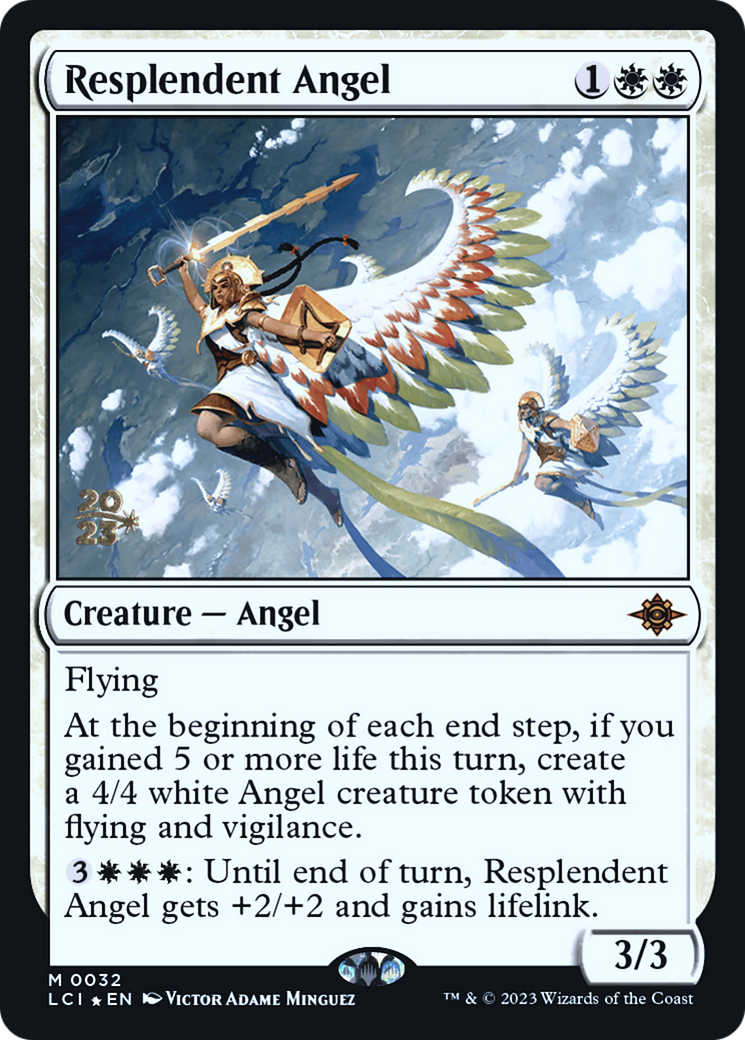Image of Resplendent Angel (LCI) [The Lost Caverns of Ixalan Prerelease Cards]