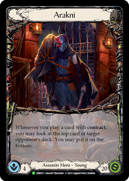 Image of Arakni [HER073] (Promo)  Cold Foil