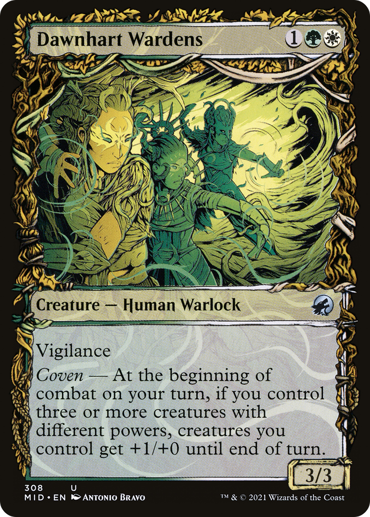 Image of Dawnhart Wardens (Showcase Equinox) [Innistrad: Midnight Hunt]