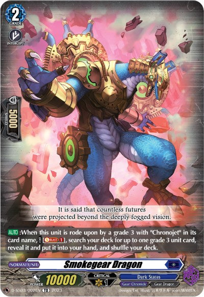 Image of Smokegear Dragon (D-SS02/002EN) [Stride Deckset -Chronojet-]