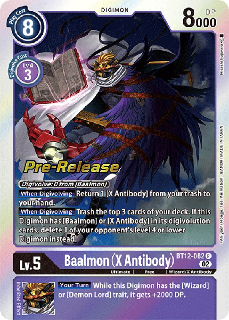 Image of Baalmon (X Antibody) [BT12-082] [Across Time Pre-Release Cards]