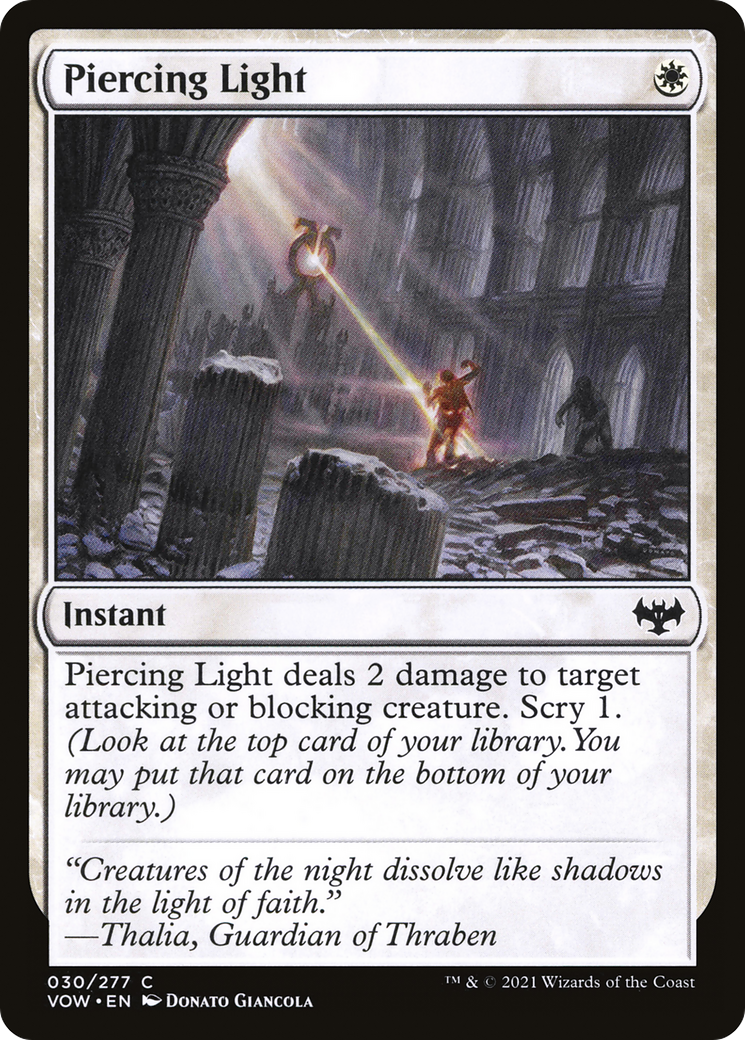 Image of Piercing Light [Innistrad: Crimson Vow]