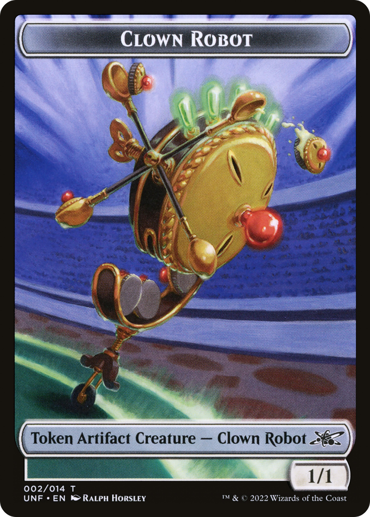 Image of Clown Robot (002) Token [Unfinity Tokens]