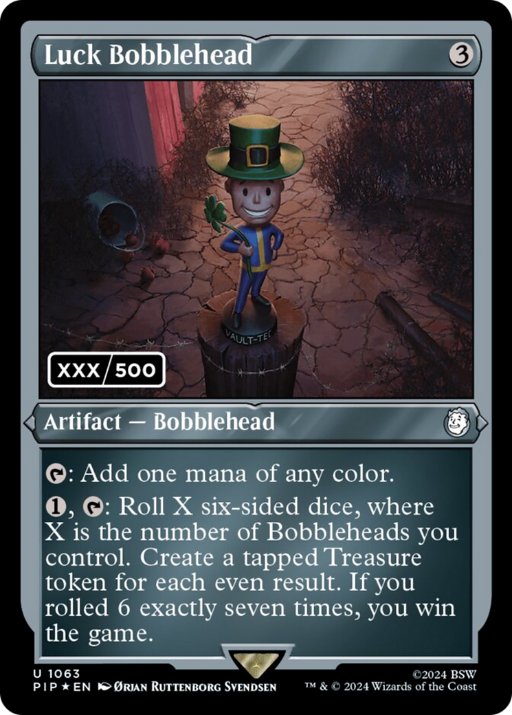 Image of Luck Bobblehead (Serial Numbered) [Fallout]