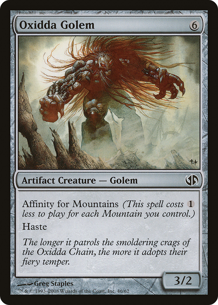 Image of Oxidda Golem [Duel Decks: Jace vs. Chandra]