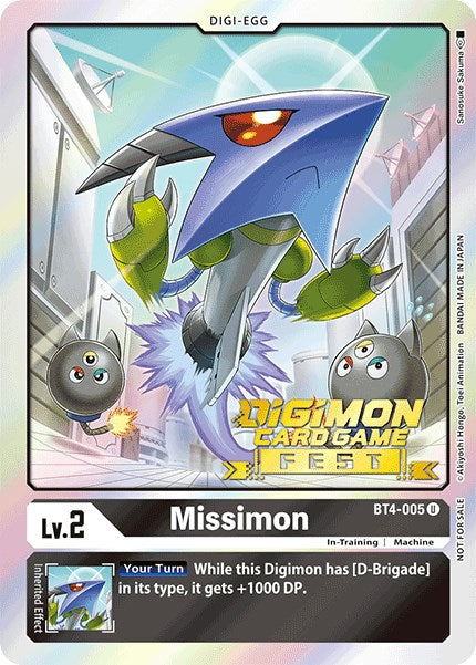Image of Missimon [BT4-005] (Digimon Card Game Fest 2022) [Great Legend Promos]
