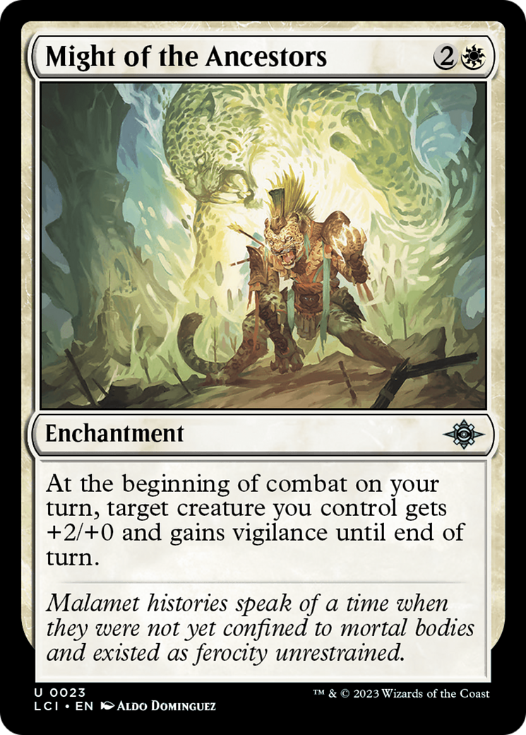Image of Might of the Ancestors [The Lost Caverns of Ixalan]