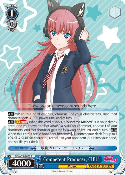 Image of Competent Producer, CHU2 (BD/W73-E072 R) [BanG Dream! Vol.2]