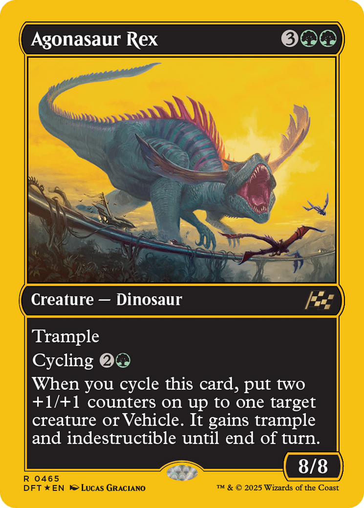 Image of Agonasaur Rex (First-Place Foil) [Aetherdrift]