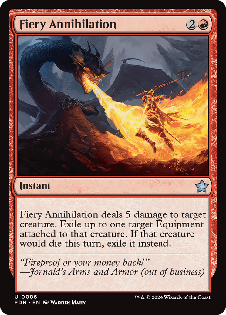 Image of Fiery Annihilation [Foundations]
