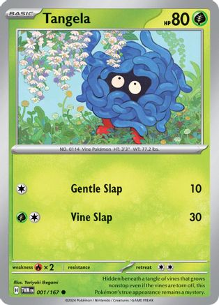 Image of Tangela (001/167) [Scarlet & Violet: Twilight Masquerade]