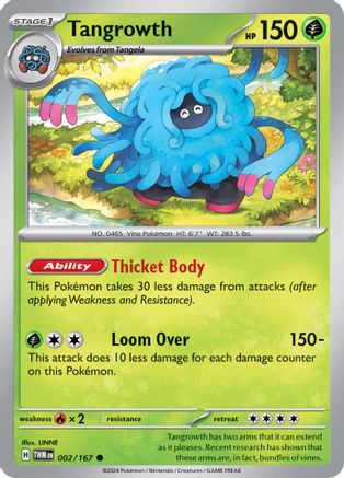 Image of Tangrowth (002/167) [Scarlet & Violet: Twilight Masquerade]