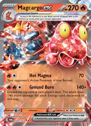 Image of Magcargo ex (029/167) [Scarlet & Violet: Twilight Masquerade]