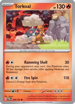 Image of Torkoal (030/167) [Scarlet & Violet: Twilight Masquerade]