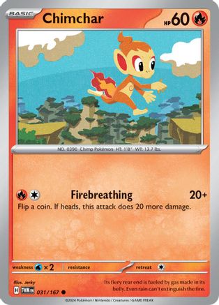 Image of Chimchar (031/167) [Scarlet & Violet: Twilight Masquerade]