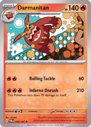 Image of Darmanitan (035/167) [Scarlet & Violet: Twilight Masquerade]