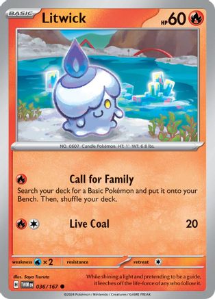 Image of Litwick (036/167) [Scarlet & Violet: Twilight Masquerade]