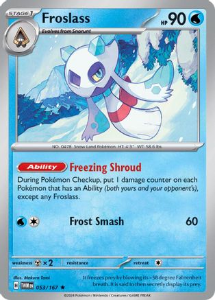 Image of Froslass (053/167) [Scarlet & Violet: Twilight Masquerade]