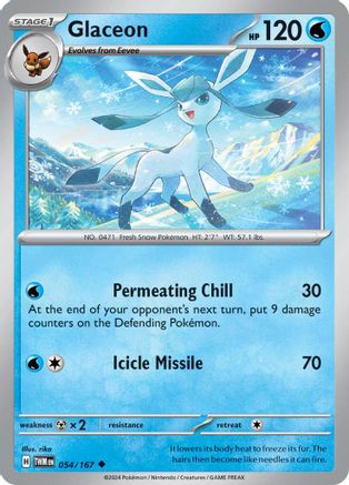 Image of Glaceon (054/167) [Scarlet & Violet: Twilight Masquerade]