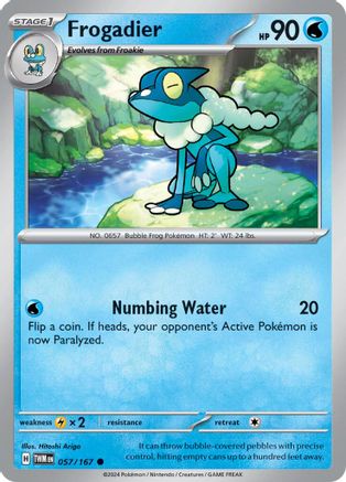Image of Frogadier (057/167) [Scarlet & Violet: Twilight Masquerade]