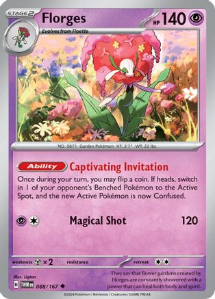 Image of Florges (088/167) [Scarlet & Violet: Twilight Masquerade]