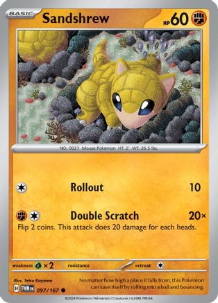 Image of Sandshrew (097/167) [Scarlet & Violet: Twilight Masquerade]