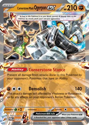Image of Cornerstone Mask Ogerpon ex (112/167) [Scarlet & Violet: Twilight Masquerade]