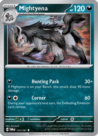 Image of Mightyena (114/167) [Scarlet & Violet: Twilight Masquerade]