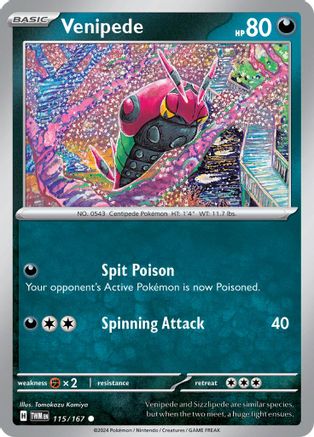 Image of Venipede (115/167) [Scarlet & Violet: Twilight Masquerade]
