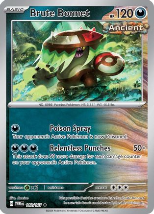 Image of Brute Bonnet (118/167) [Scarlet & Violet: Twilight Masquerade]