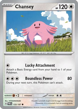 Image of Chansey (133/167) [Scarlet & Violet: Twilight Masquerade]