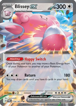 Image of Blissey ex (134/167) [Scarlet & Violet: Twilight Masquerade]