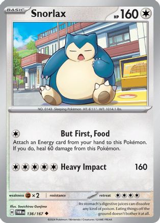 Image of Snorlax (136/167) [Scarlet & Violet: Twilight Masquerade]