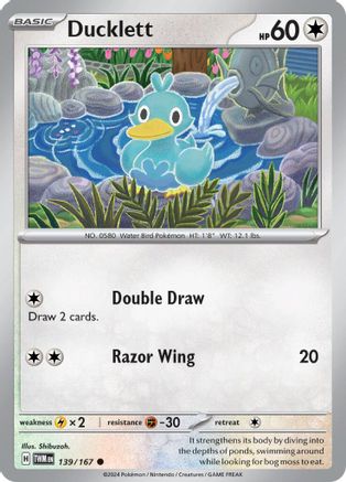 Image of Ducklett (139/167) [Scarlet & Violet: Twilight Masquerade]