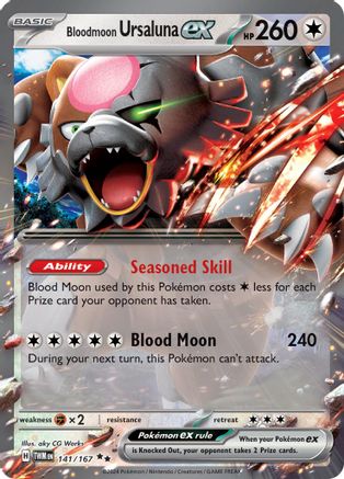 Image of Bloodmoon Ursaluna ex (141/167) [Scarlet & Violet: Twilight Masquerade]