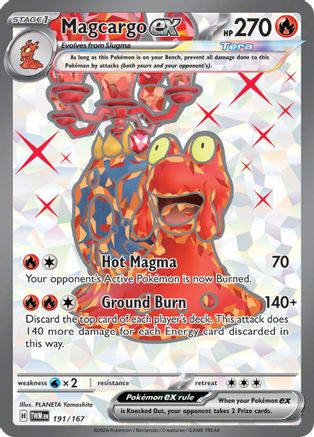 Image of Magcargo ex (191/167) [Scarlet & Violet: Twilight Masquerade]