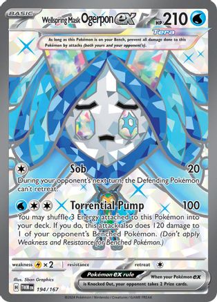 Image of Wellspring Mask Ogerpon ex (194/167) [Scarlet & Violet: Twilight Masquerade]