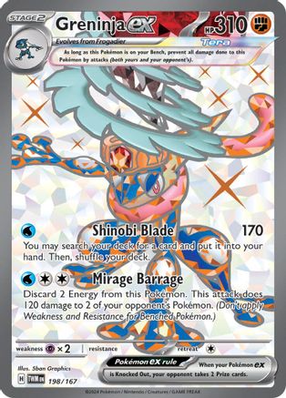 Image of Greninja ex (198/167) [Scarlet & Violet: Twilight Masquerade]