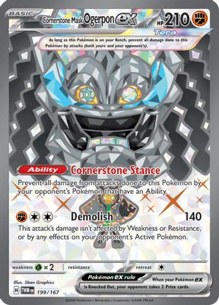 Image of Cornerstone Mask Ogerpon ex (199/167) [Scarlet & Violet: Twilight Masquerade]